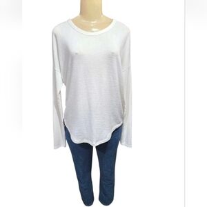 Rag & Bone New York White Long Sleeve Top Sz S